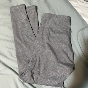 Size Meduim, Grey/ Striped Leggings